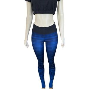 GAP Women's Black and Blue Leggings